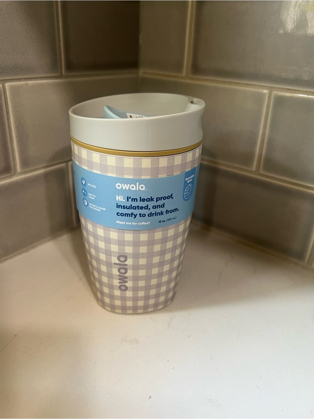 NWT Owala FreeSip 12oz Stainless Steel Target Exclusive Picnic Perfection